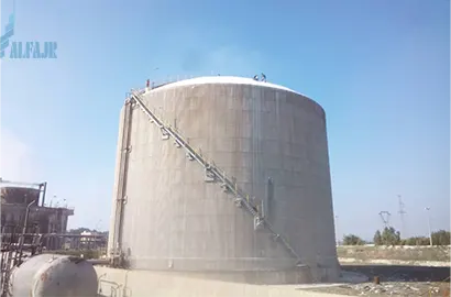 Ammonia tank insulation